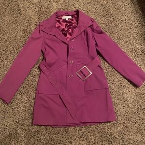 Iight weight purple coat